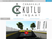 Tablet Screenshot of kutluinsaat.com.tr